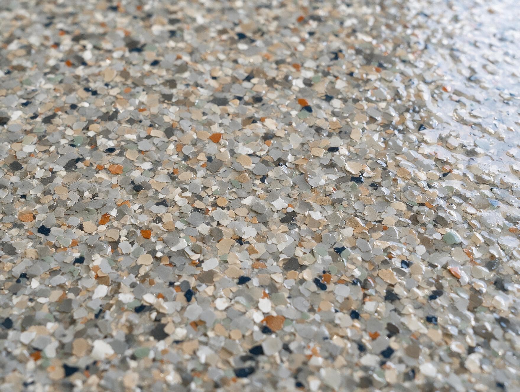 Custom Match epoxy floor texture — Charlotte NC