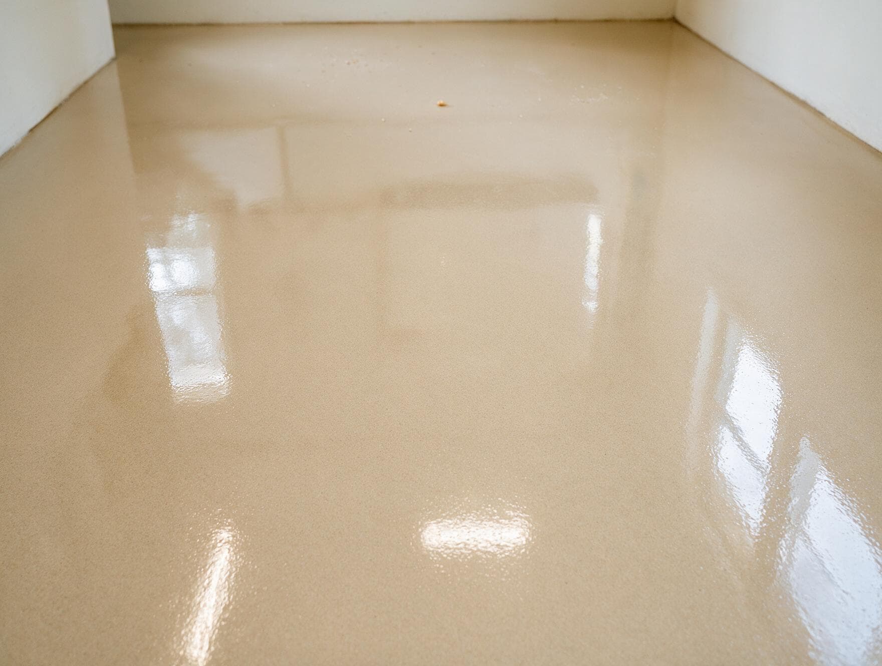Sand epoxy floor texture — Charlotte NC