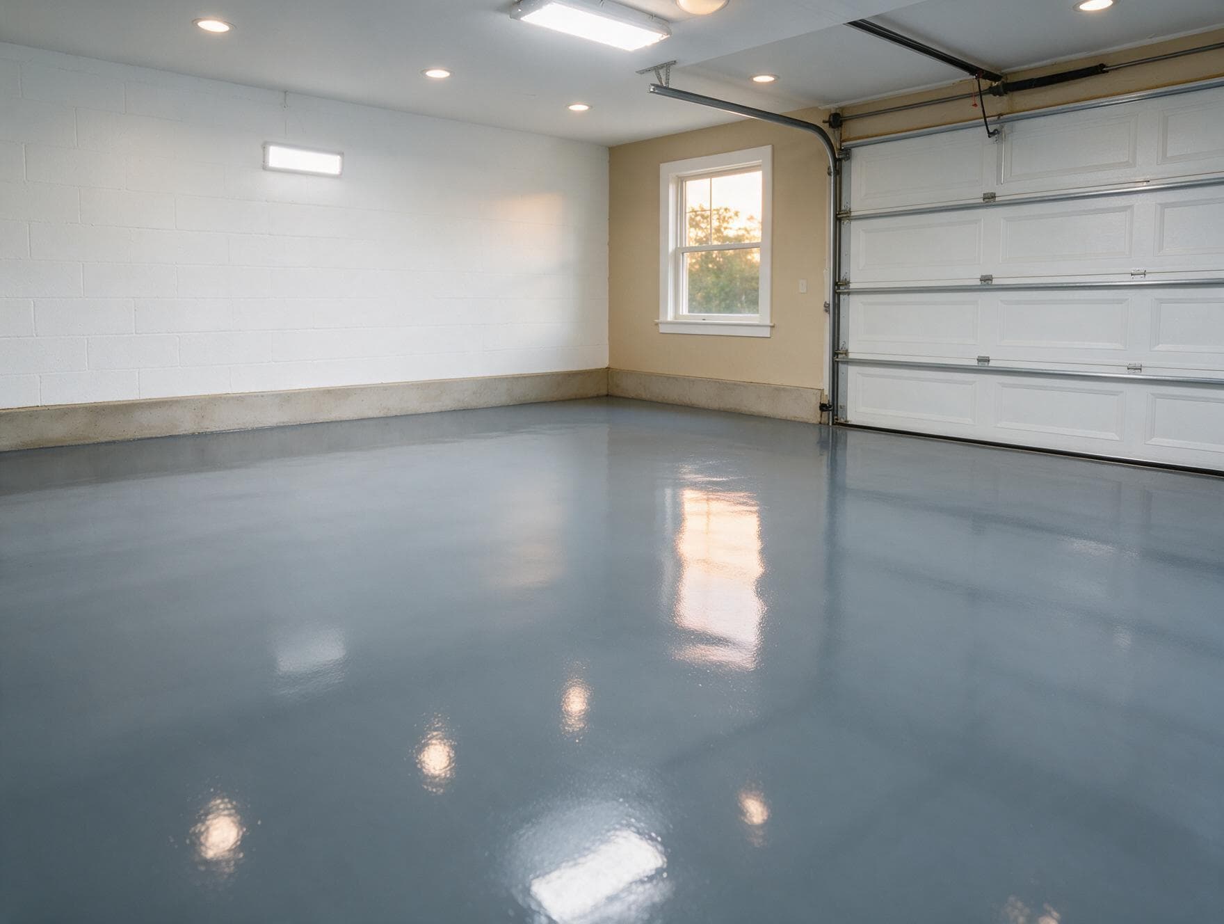 Slate Grey epoxy floor texture — Charlotte NC